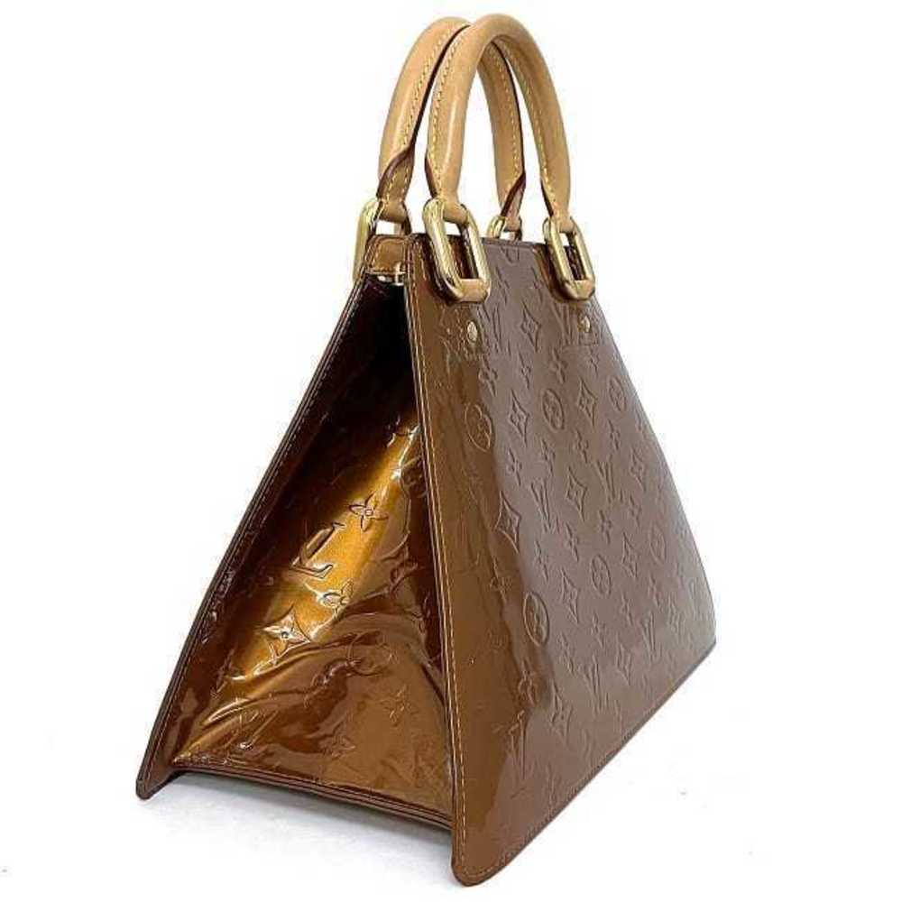 Louis Vuitton Handbag Brown Patent Leather Tan Forsyth